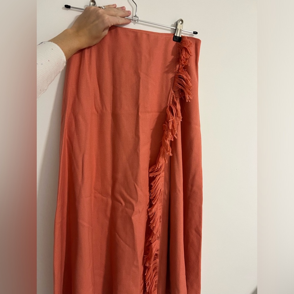 Beatrice fringe midi skirt size small